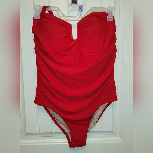 Women's U-Wire Full Coverage One Piece Swimsuit - Kona Sol sz. 18 - Picture 2 of 9